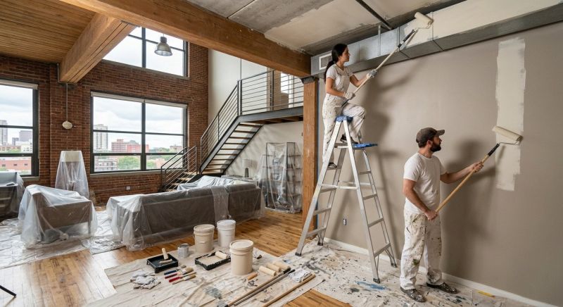 Attic Painting in Kansas City, KS