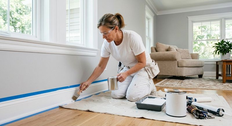 Attic Painting in Wilmington, NC
