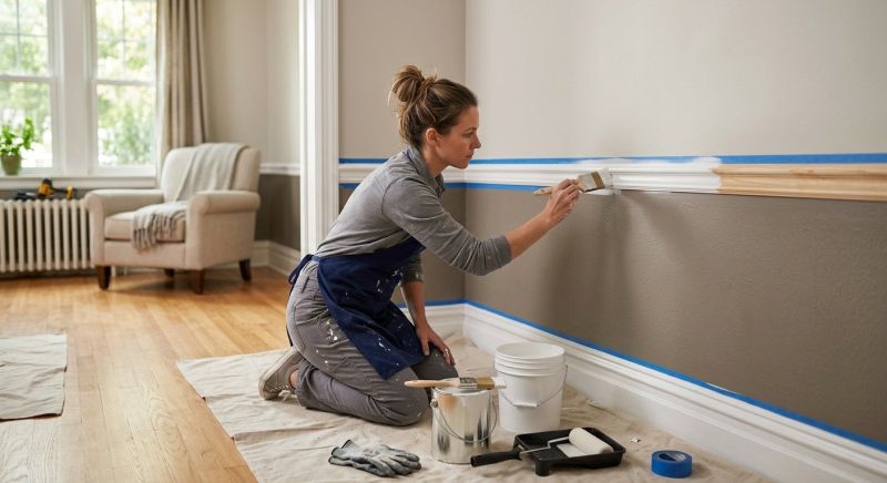 Shiplap Painting in Waco, TX