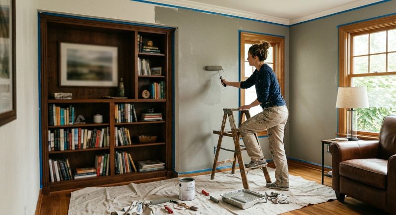 Sunroom Painting in Wilmington, NC