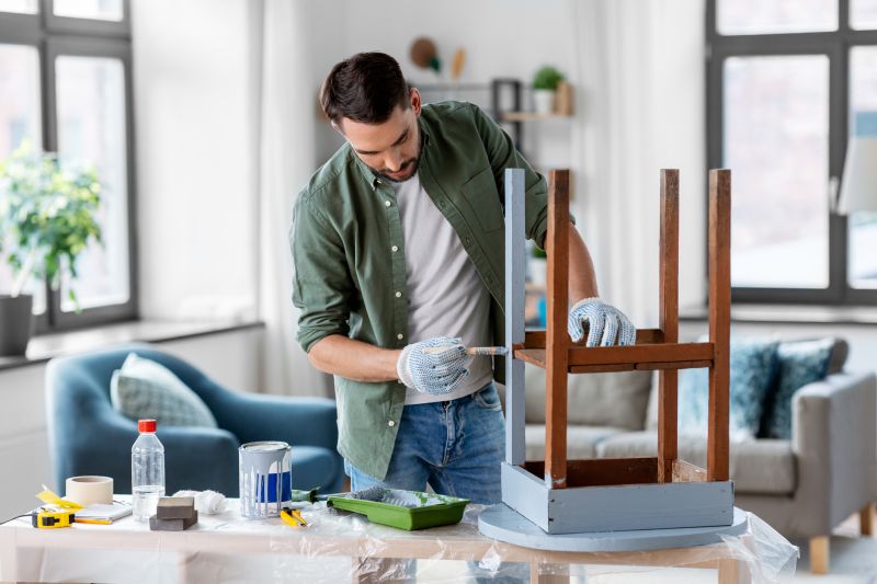 Wicker Furniture Painting