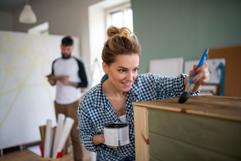 Wicker Furniture Painting