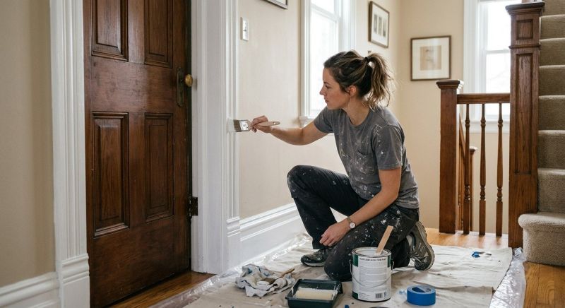 Window Frame Painting in Waco, TX